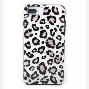 Kate Spade Animal Print  iPhone Case - Black and White I phone 7 plus